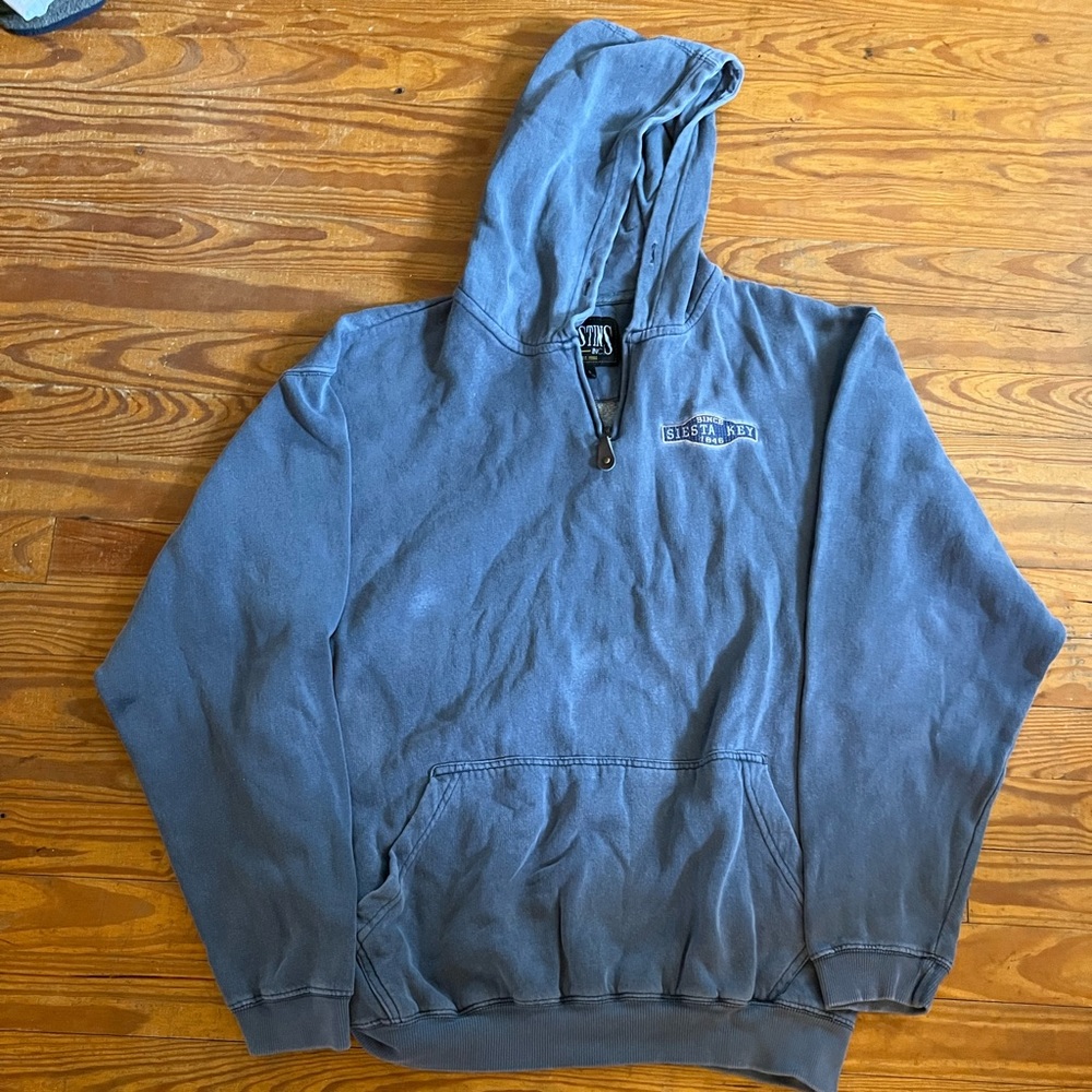 Vintage Siesta Key 1/4 Zip Hoodie